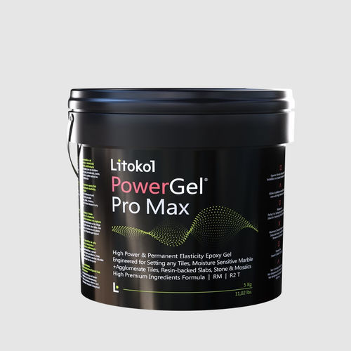 エポキシ樹脂系糊付け機械 - POWERGEL&reg; PRO MAX - LITOKOL - 金属用 / コンクリート用 / 石膏