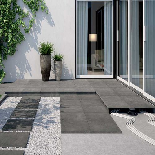 陶磁器タイル - QUARZDESIGN - PASTORELLI CERAMICHE - マット / 屋外用 / 地面用