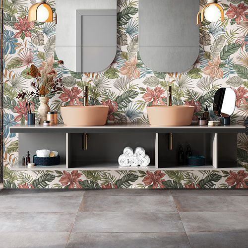 陶磁器タイル - MANHATTAN WHITE BOMB - Ceramica Rondine - 屋内用 / バスルーム用 / 壁面