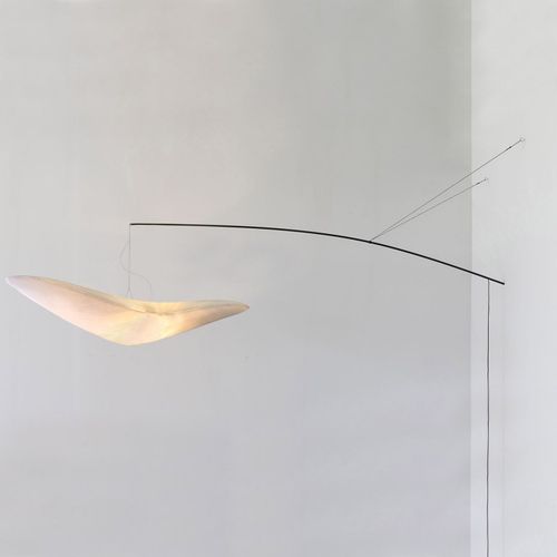 現代風壁掛け照明 - L'OISEAU PERCHÉ - CÉLINE WRIGHT  - 屋内用 / スチール製 / 和紙製