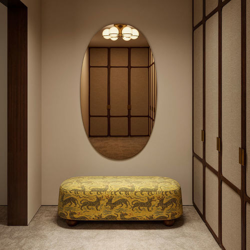 壁かけ式鏡 - L - DEKNUDT MIRRORS  - 業務用 / 現代風 / 楕円形