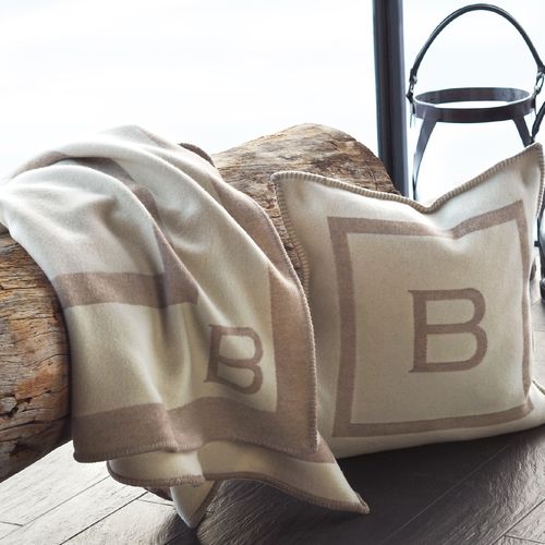 ウール製プレード - B-LOGO   - BALMUIR 