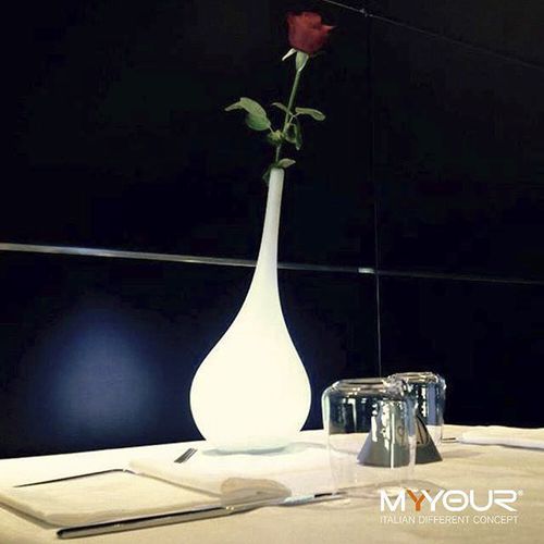 現代風花瓶 - AMPOULE - Myyour - ポリエチレン / 照明付き / 業務用