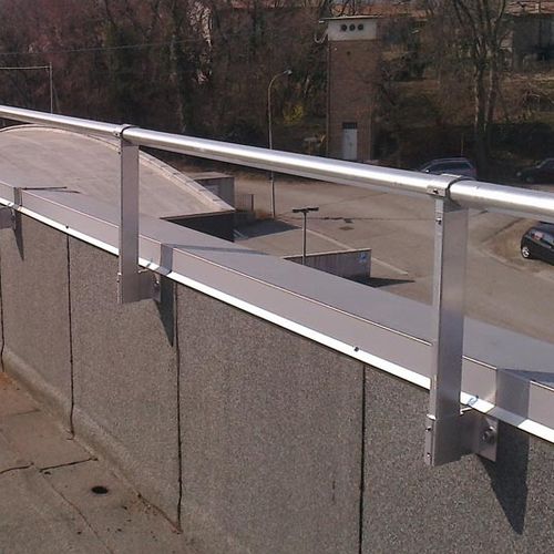 アルミニウム手すり - VECTACO® OFFSET PARAPET - ALSOLU  - 柵型 / 屋外用 / テラス用