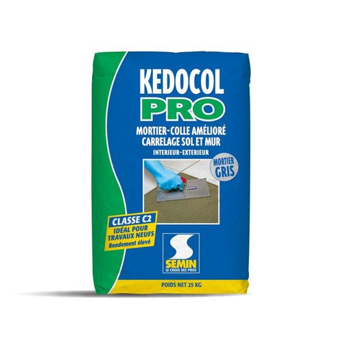 組み立て用モルタル接着剤 - KEDOCOL PRO  - SEMIN - 平滑化用 / セルフレベリング用 / タイル用