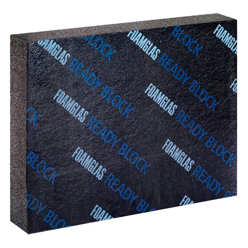 断熱材 - READY BLOCK - FOAMGLAS® - 気泡ガラス製 / パネル / テラス屋根用