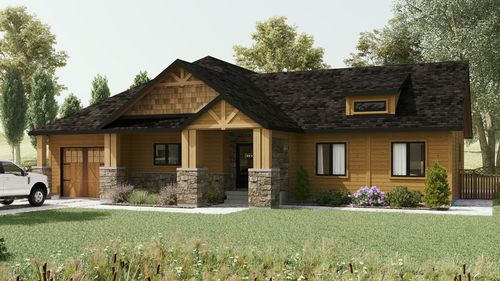 積層ソリッド ウッド製家 - Orford - TIMBER BLOCK  - エコ / 現代風 / テラス付