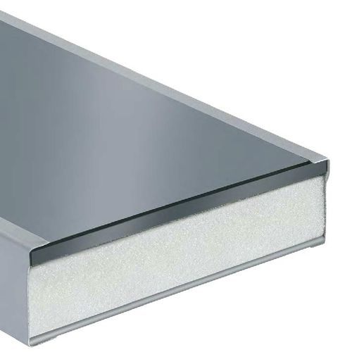 外壁用サンドイッチパネル - GLASS-PUR-ALU  - WEISS CHEMIE + TECHNIK GMBH & CO. KG  - ドア用 / 窓用 / ガラス