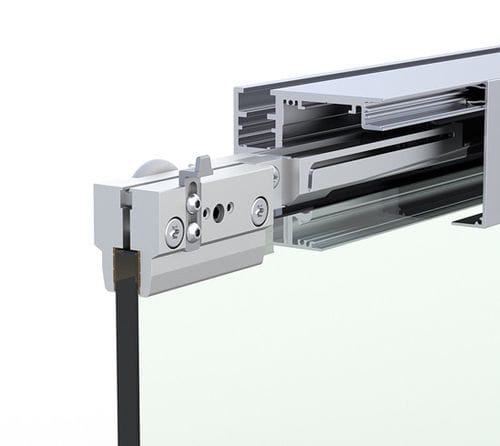 アルミニウム製スライドシステム - MasterTrack® FT 60 - BOHLE AG - ガラス製ドア用 / 見えないランナー / 衝撃吸収