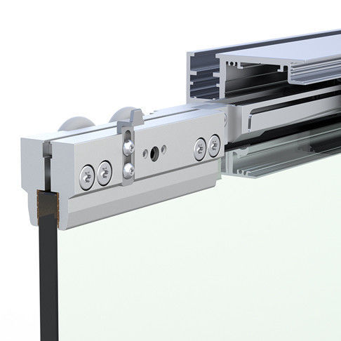 アルミニウム製スライドシステム - MasterTrack® FT 80  - BOHLE AG - ガラス製ドア用 / 見えないランナー / 衝撃吸収