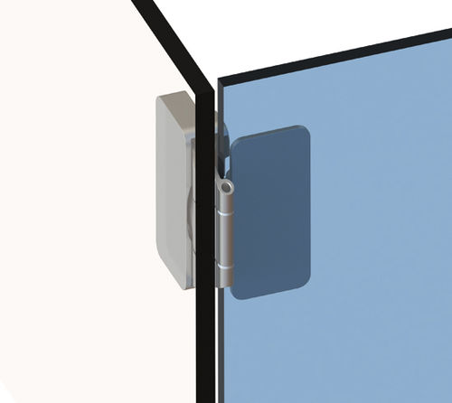 ガラス製ドア用蝶番 - BO 5205247 - BOHLE AG - ブラッシュステンレススチール / 現代風 / 200°