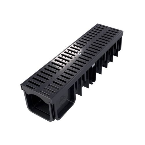 グレーチング付き排水路 - 3800150907016 - DEVOREX PLC - ポリアミド製 / ポリマー製グリッド / 駐車場用