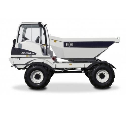 背部除荷型ダンプカー - D 100 SW - FIORI SPA - タイヤ式 / ディーゼル / 工事現場用