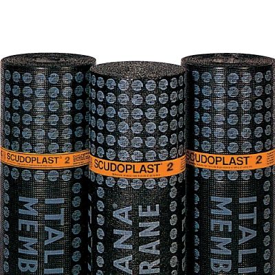 保護防水シート - SCUDOPLAST 2 - ITALIANA MEMBRANE SPA  - 絶縁体 / フローリング用 / ロール状