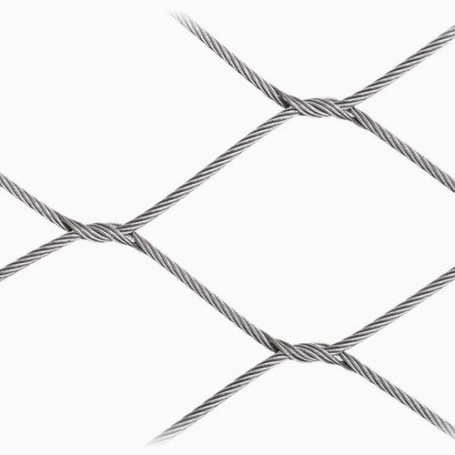 ステンレス製ワイヤーメッシュ - JAKOB FRANCE  - 屋内用 / 屋外用 / ダイヤモンドメッシュ