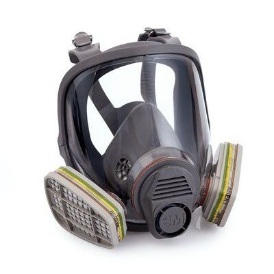 フィルター安全マスク - 6000 SERIES - 3 M France - バイオネット接続 / 完全 / 軽量
