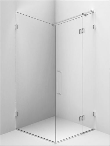硬化ガラス製シャワー室 - Concept 2 - BALTECO AS - 開き戸付き / コーナータイプ / 家庭用