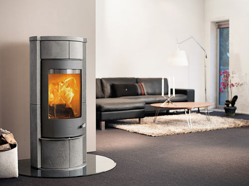 薪ストーブ - SOLA M - LOTUS Heating Systems A/S - 現代風 / ステアタイト製