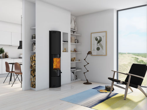 薪ストーブ - PRESTIGE INTEGRA - LOTUS Heating Systems A/S - 現代風 / 金属製