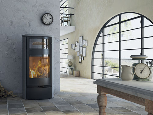 薪ストーブ - JUBILEE 35 S  - LOTUS Heating Systems A/S - 現代風 / ステアタイト製 / オーブン付き
