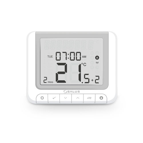 デジタルサーモスタット - RT520TX - Salus Controls GmbH - プログラム可能 / 暖房用 / 壁取り付け式