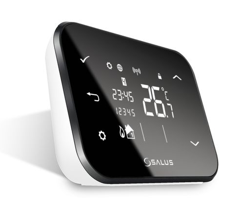 暖房用サーモスタット - IT500 - Salus Controls GmbH - 室温 / 壁かけ式 / 黒色