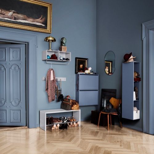 現代風靴入れ棚 - MONTSK - Montana Furniture - 自立型 / ラッカー塗装MDF / スチール製
