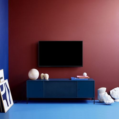 現代風テレビキャビネット - OCTAVE III - Montana Furniture - 引き出し付き / ラッカー塗装MDF / 茶色