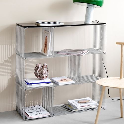 壁取り付け式棚 - Panton Wire - Montana Furniture - モジュール式 / 現代風 / 漆塗りスチール製