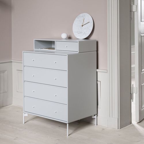 現代風チェスト - KEEP - Montana Furniture - ラッカー塗装MDF / 長方形 / 引き出し付き
