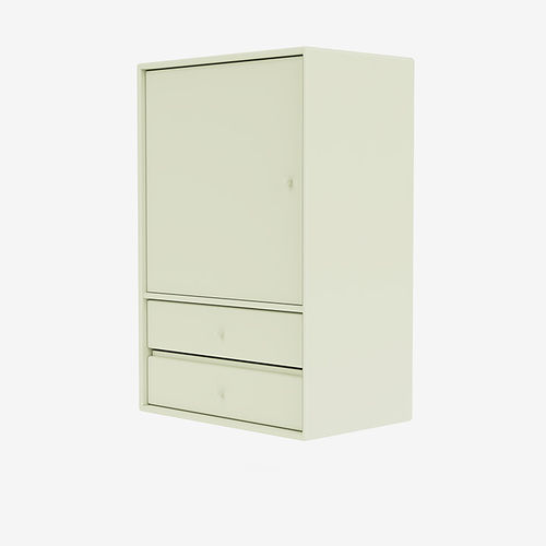 床置き収納家具 - 1542 - Montana Furniture - 壁取り付け式 / キャスター付き / 現代風