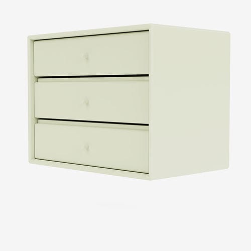 床置き収納家具 - 6241 - Montana Furniture - 壁取り付け式 / キャスター付き / ラッカー塗装MDF