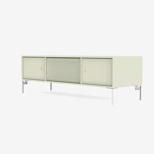 現代風テレビキャビネット - VJ17 - Montana Furniture - 収納付き / キャスター付き / ラッカー塗装MDF