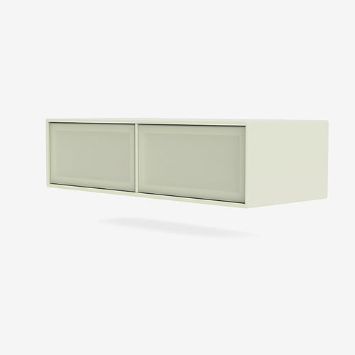 現代風テレビキャビネット - VL12 - Montana Furniture - ローボード / 扉2枚 / ラッカー塗装MDF