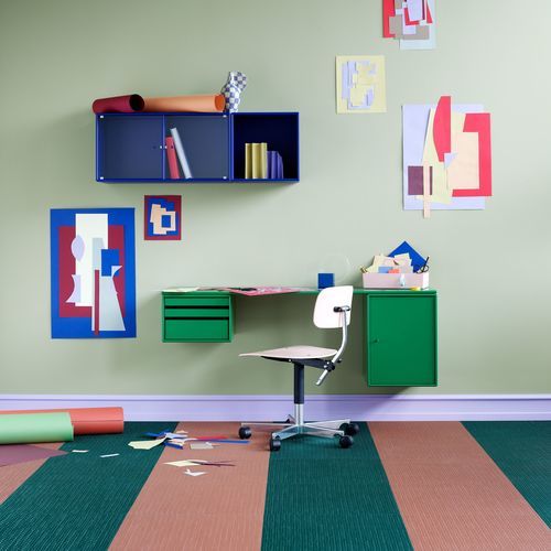 壁取り付け式デスク - WORKSHOP - Montana Furniture - 現代風 / ラッカー塗装MDF / ストレート