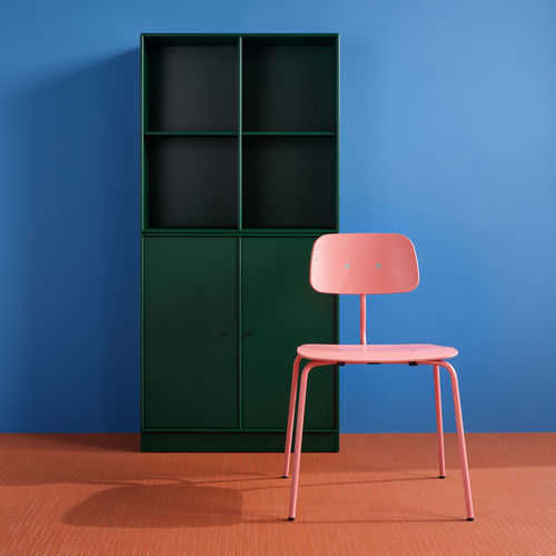 現代風ダイニングルーム用チェア - KEVI 2060 - Montana Furniture - 屋内用 / 布製 / トネリコ材