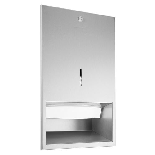 組み込み式ペーパータオルディスペンサー - WP112 - ERNST WAGNER GmbH & Co. KG - ステンレススチール製 / 業務用