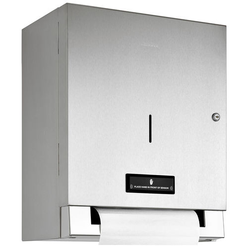 壁取り付け式ペーパータオルディスペンサー - WP1301 - ERNST WAGNER GmbH & Co. KG - ステンレススチール製 / 電子 / 業務用
