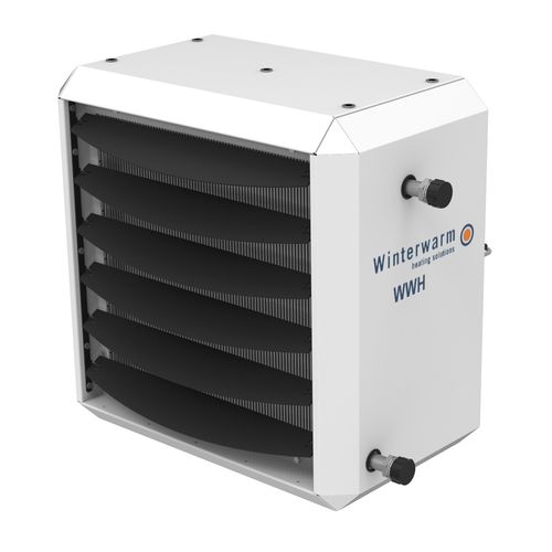 お湯エアヒーター - WWH 120 - Winterwarm Heating Solutions BV - 天井取付け / 吊り下げ式 / 壁取り付け式