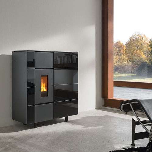 ぺレットストーブ - IXBASE - Wodtke GmbH - 0 - 5 kW / 6 kW / 現代風