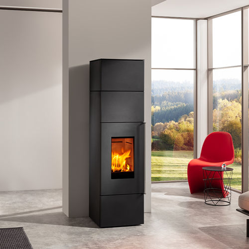 薪ストーブ - SAMURAI OKI - Wodtke GmbH - 8 kW / 床置き / 現代風