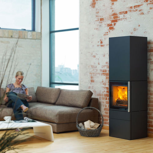 薪ストーブ - CUBIC  - Jydepejsen A/S - 0 - 5 kW / 8 kW / 床置き