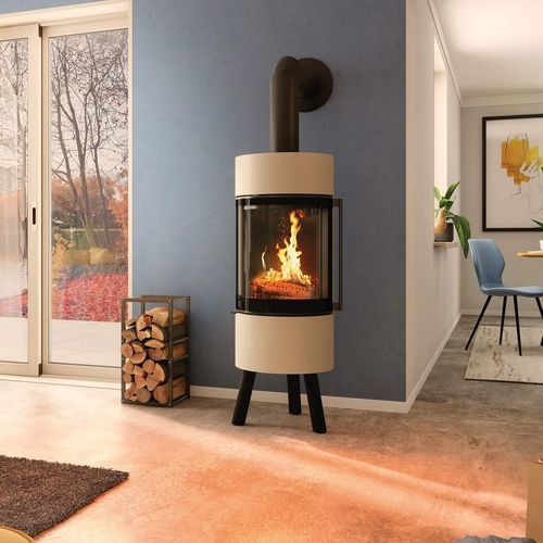薪ストーブ - Passo XS tripod - Spartherm - The Fire Company - 5 kW...10 kW / 0 - 5 kW / 脚付き
