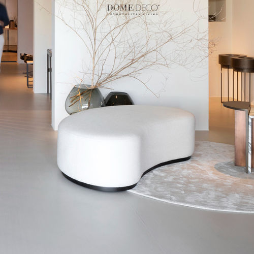 現代風オットマン - CURVE - EUROFASHION HOMETEXTILES & CONCEPTS - 布製 / ブナ材製 / 半円