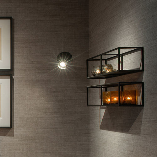 壁取り付け式棚 - MANIFEST S - EUROFASHION HOMETEXTILES & CONCEPTS - 現代風 / 金属製 / 黒色