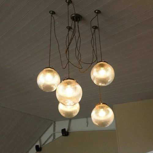 ペンダントランプ - STANLEY - Mullan Lighting - 真ちゅう製 / ガラス製 / 現代風