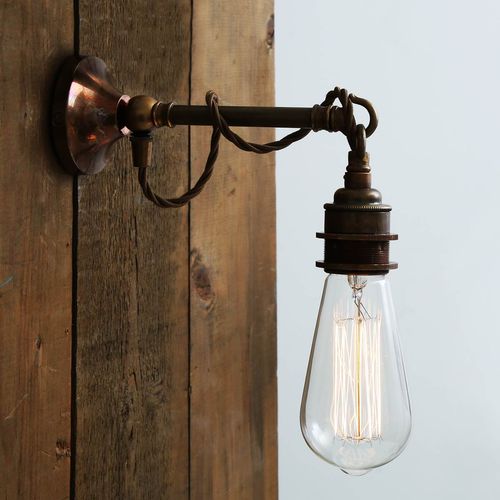 インダストリアルスタイル壁掛け照明 - REHAU  - Mullan Lighting - 屋内用 / 真ちゅう製 / 固定式アーム
