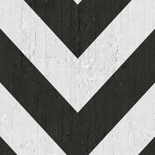 現代風壁紙 - BLACK OPTICAL STRIPES - Mineheart - 不織布製 / 縞模様 / 白