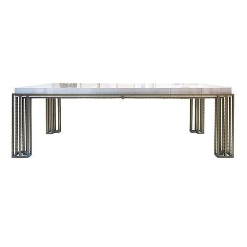 現代風ダイニングテーブル - H 550209 – H 550216 - GUADARTE - 金属製 / 木製 / 漆木材