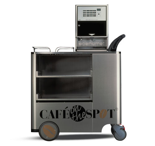 サービス台車 - CAFÉ ON THE SPOT - SCANOMAT - 配膳用 / 業務用 / スチール製